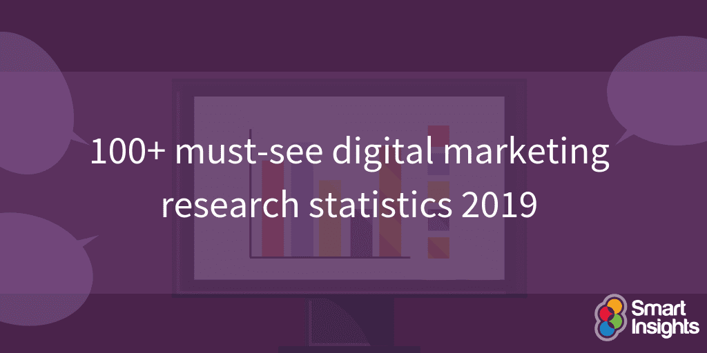 100+ must-see digital marketing research statistics for 2019