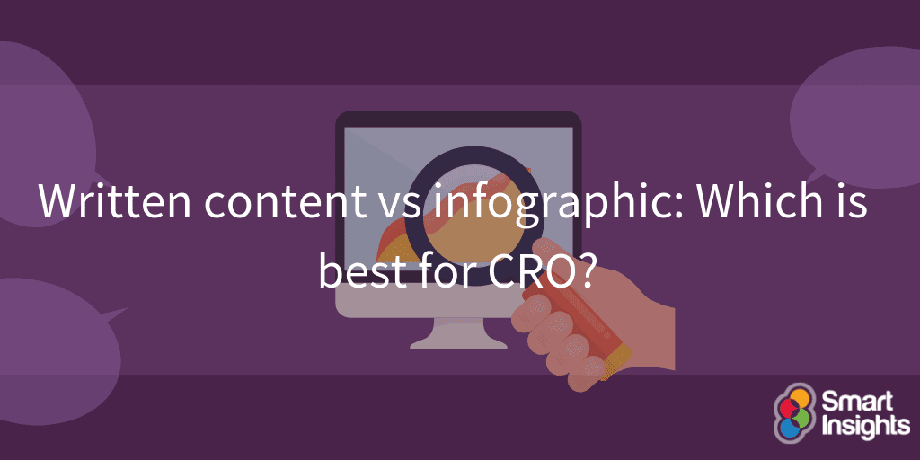 Written content vs infographic: Which is best for CRO?